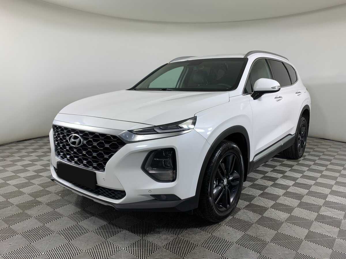 Hyundai Santa Fe 2019 года с пробегом. Посмотреть фото